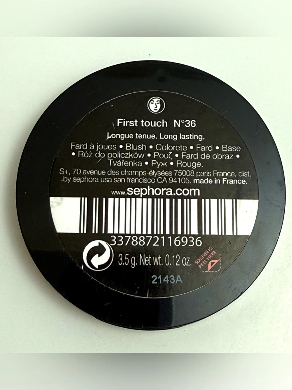 Sephora First Touch 36 Contour / Blush